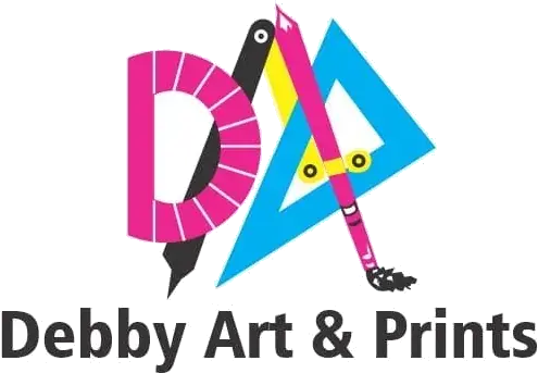 Debby Art & Prints branding example
